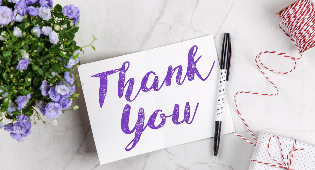 Подяка за привітання з днем народження