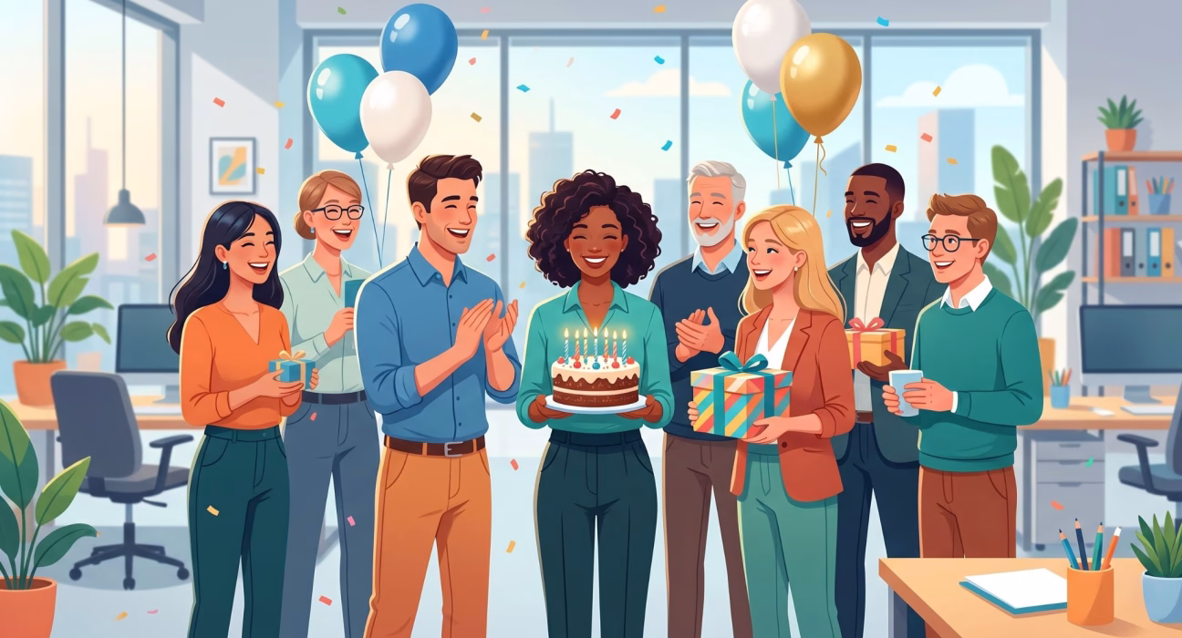 Привітання з днем народження колезі